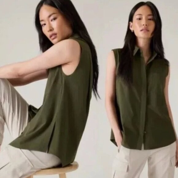 Athleta Everlasting Tank in Aspen Olive - Picture 2 of 4